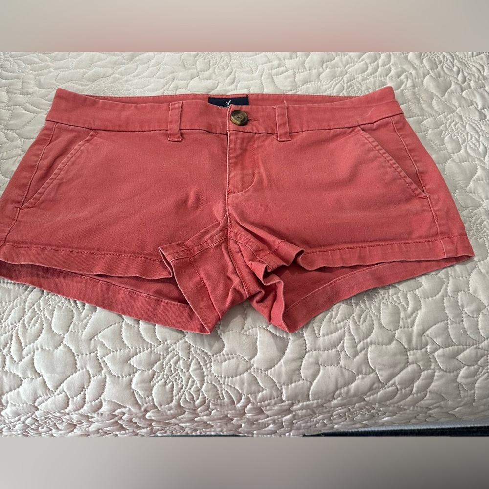 American Eagle Outfitters High Waist Salmon Shorts